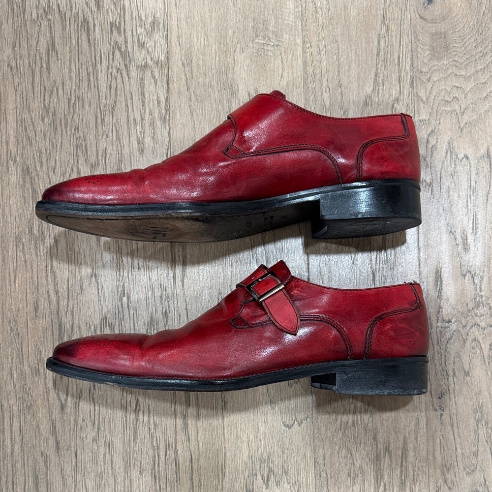 Duca by Matiste Men’s Garda Shoes Antique Red Size 10.5 - Picture 5 of 7